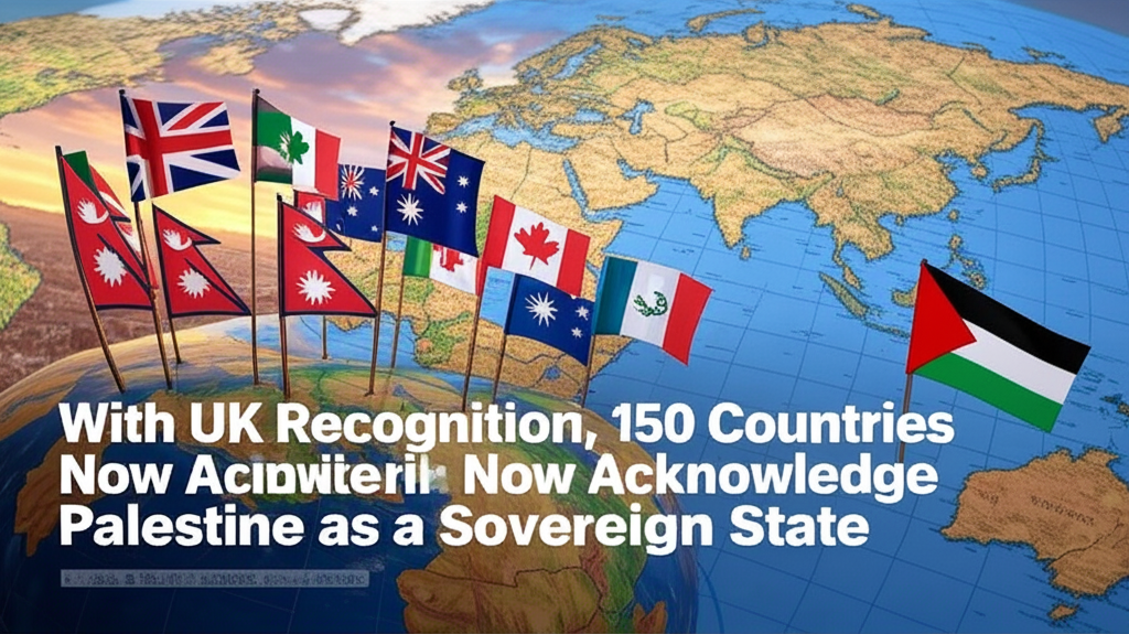 With UK Recognition 150 Countries Now Acknowledge Palestine as a Sovereign State